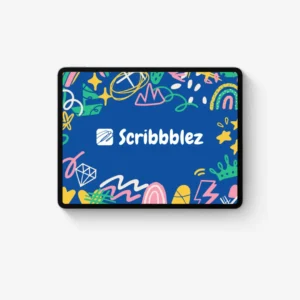 Editable Colorful Pattern Scribble Canva Template | 50 Elements