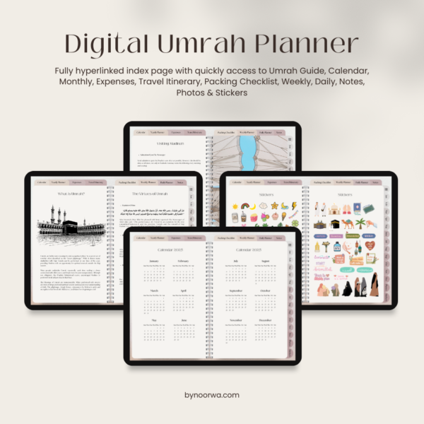 "My Heart Healing Journey" - Digital Umrah Planner 2025 - Image 2