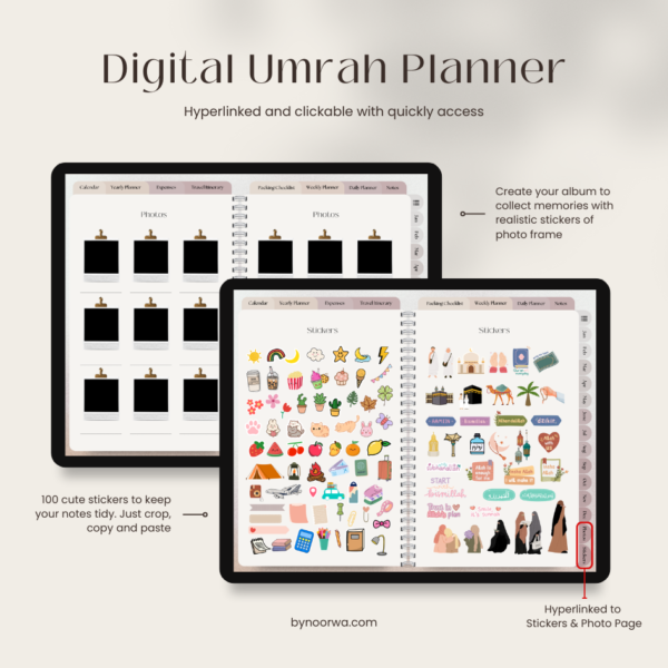 "My Heart Healing Journey" - Digital Umrah Planner 2025 - Image 4