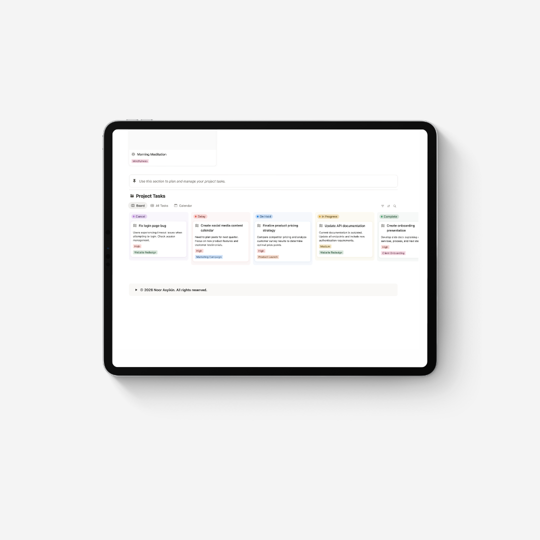 2026 Notion Planner - Image 3