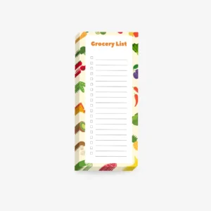 Editable Grocery List Canva Template | Printable Grocery Checklist